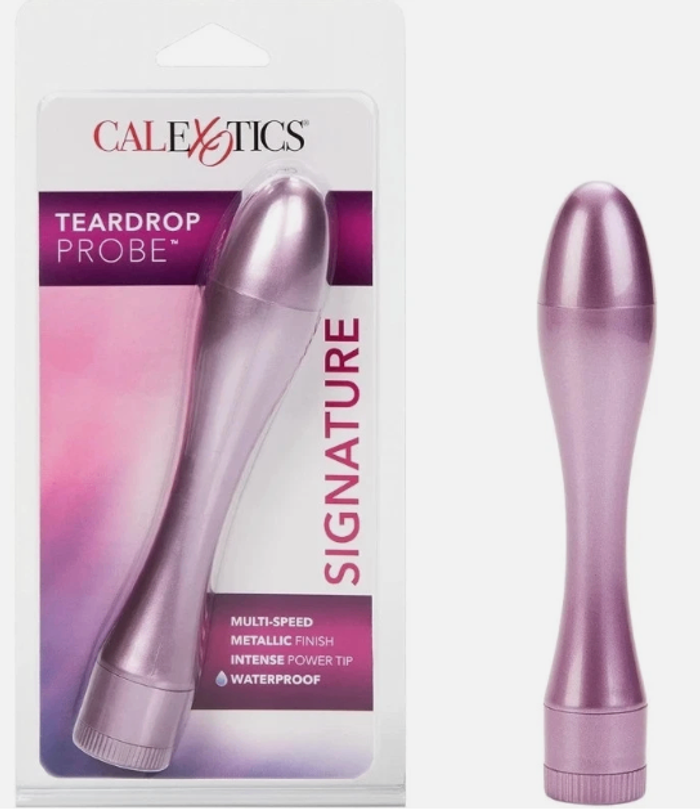 CalExotics Teardrop Probe Vibrator - Pink
