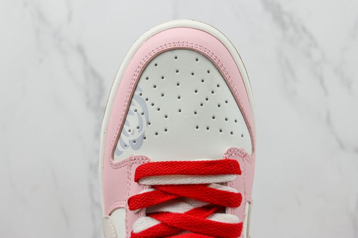  Nike SB Dunk Low 85 Pink/White/Red