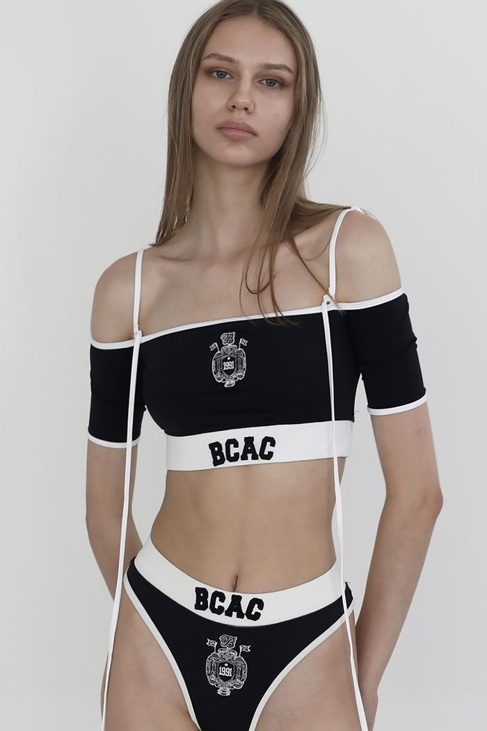 BCAC Off Shoulder 1/2 Ti Bra - Navy