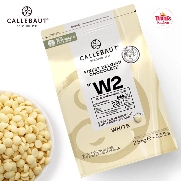 Бельги цагаан шоколад 28% / 2.5кг