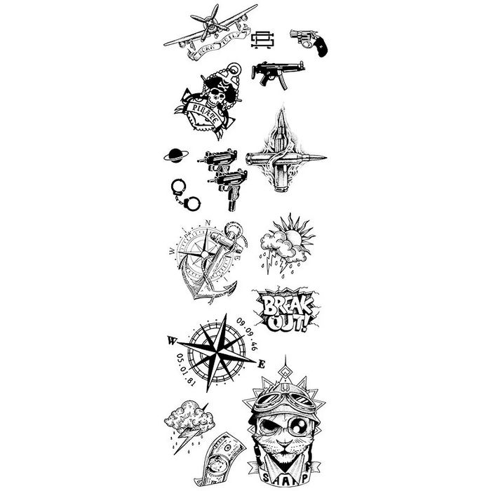 Old School Tattoo Усан шивээс