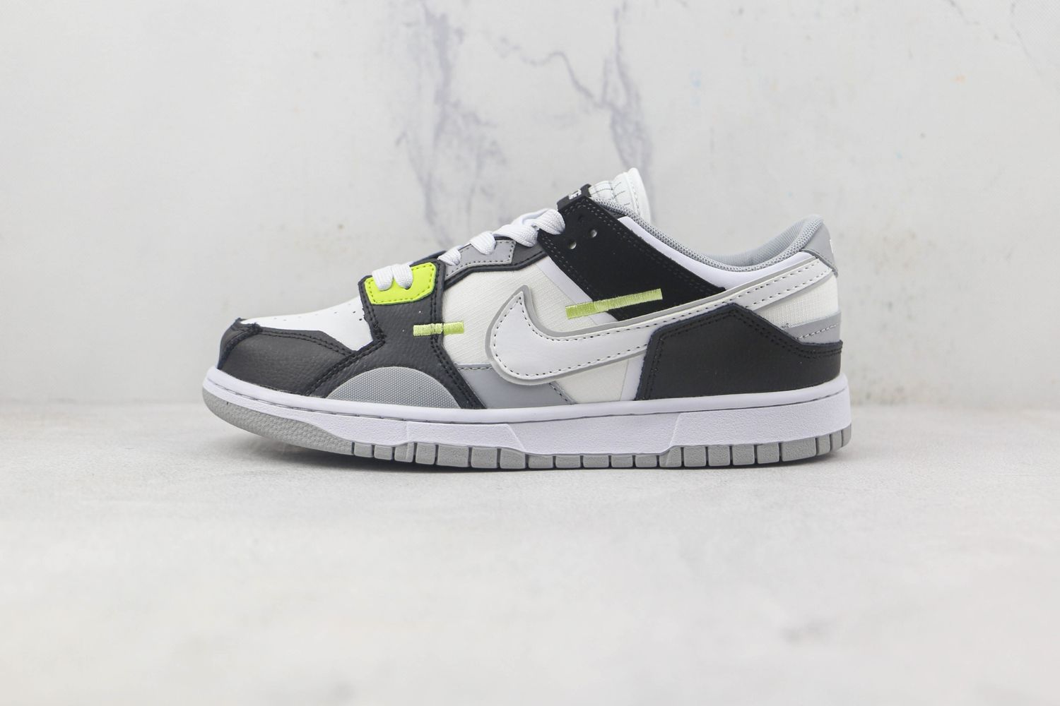 Nike Dunk Low Scrap Wolf Grey Light Lemon Twist 