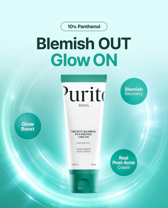 PURITO SEOUL MIGHTY BAMBOO PANTHENOL CREAM 100ML 