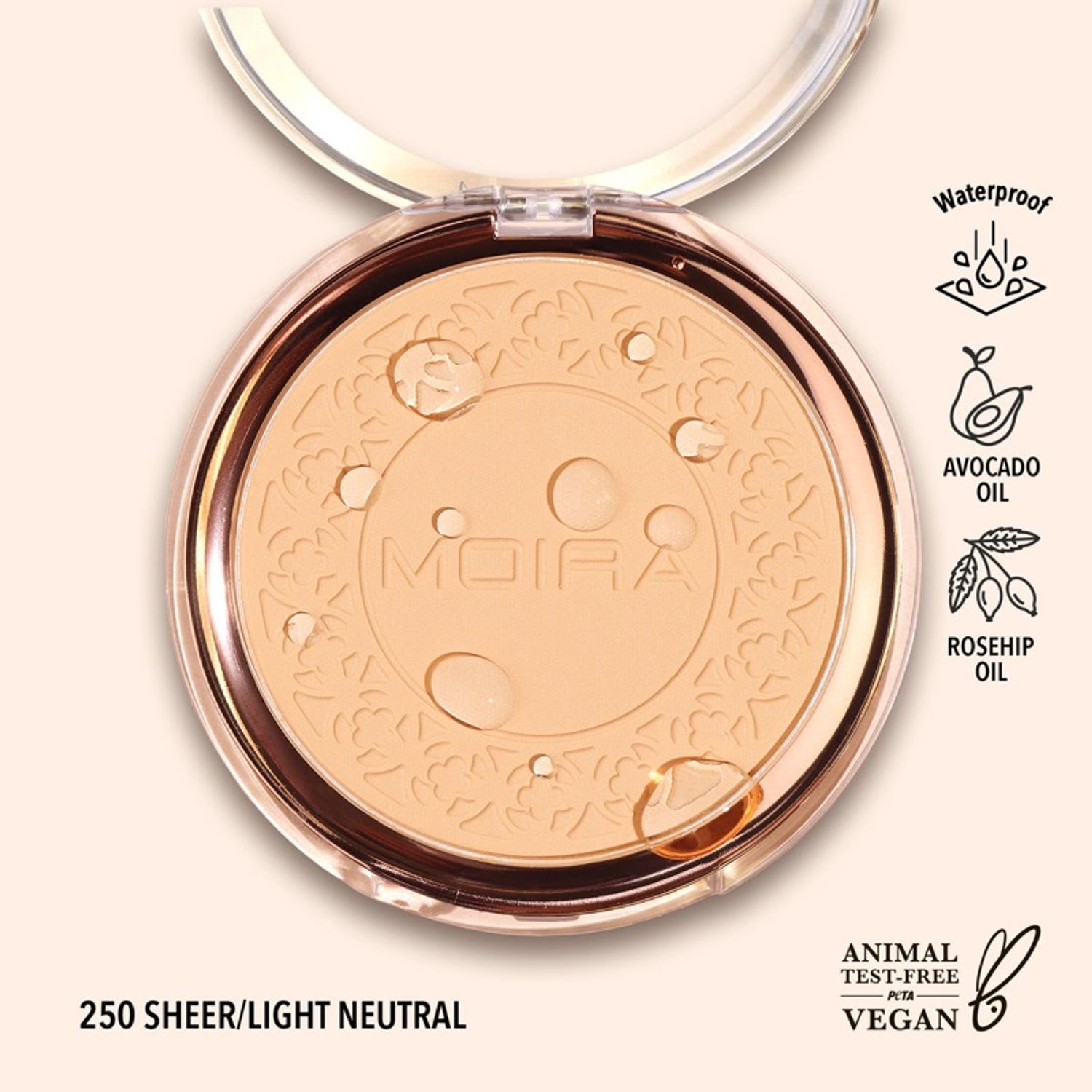 Moira soft focus waterproof setting powder /250 /