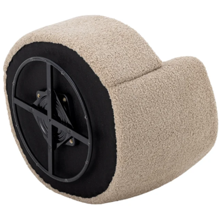 Ted цагаан өнгийн lounge сандал Polyester

