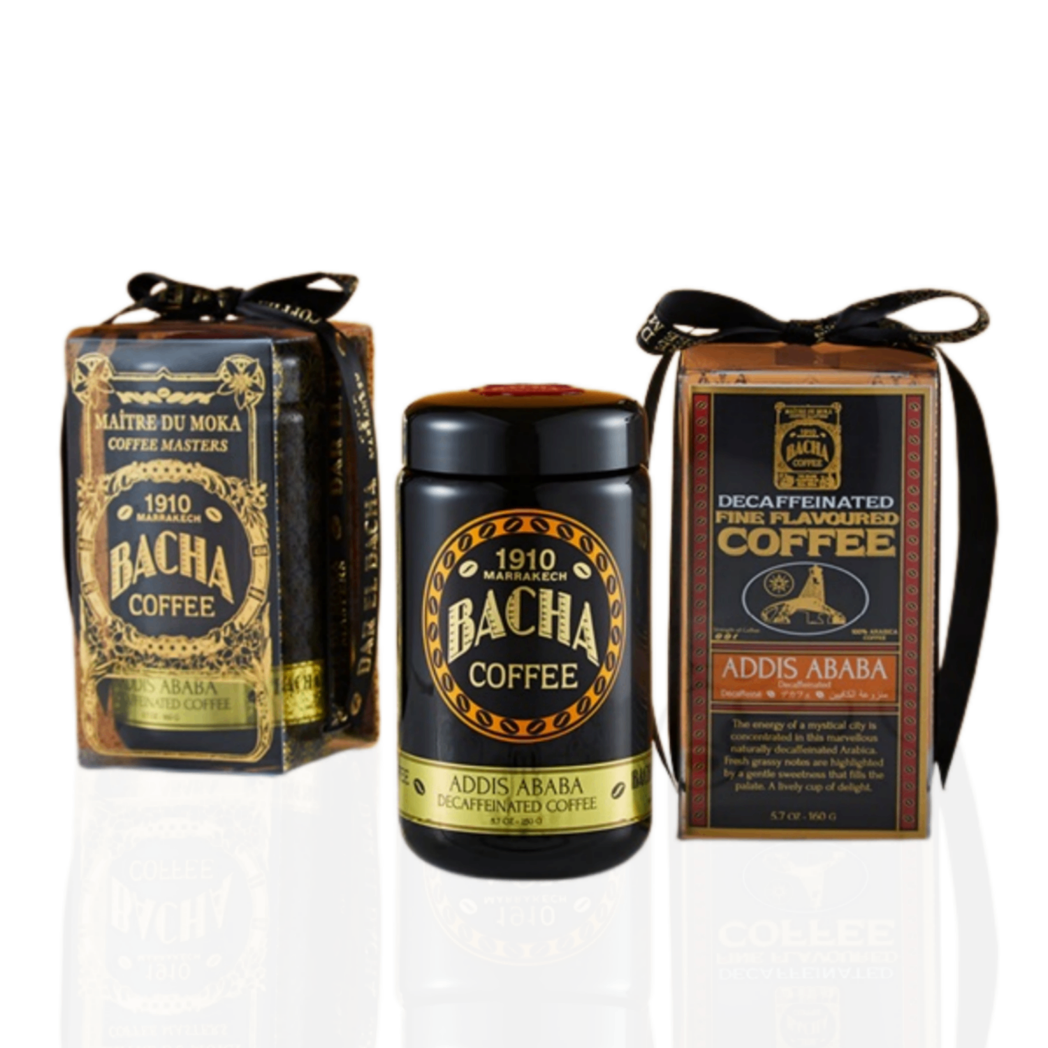 Addis Ababa Decaffeinated Coffee Giftbox, 160g