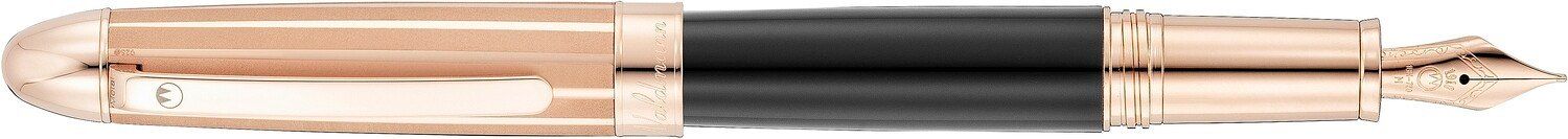 Waldmann Précieux Rose Gold Fountain Pen 18kr Gold Medium Nib 