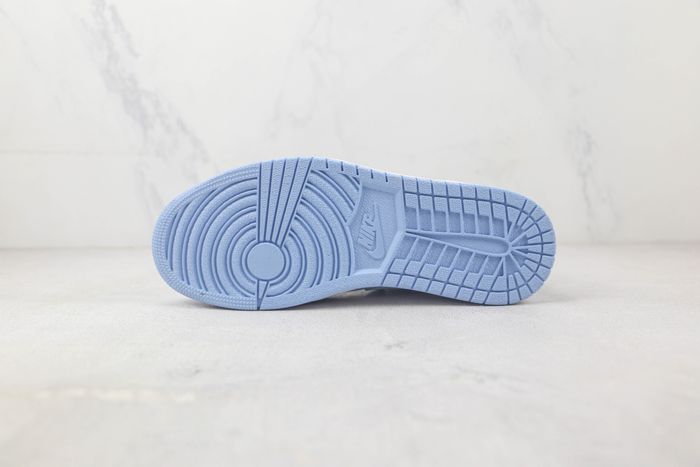 Jordan 1 Low White Ice Blue (Women's)