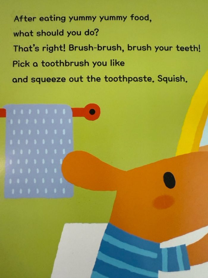 Brush brush Scrub a dub