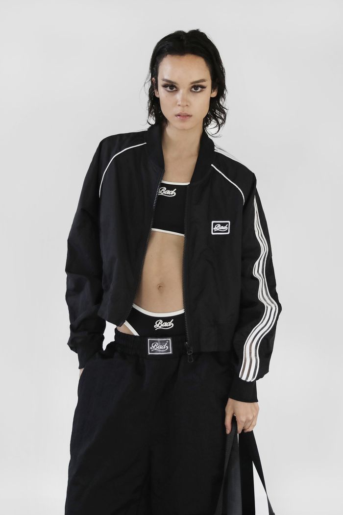 Billy SS Track Jacket-Black