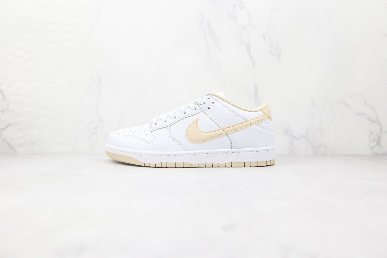 Nike Gives the Dunk Low a "Pearl White"