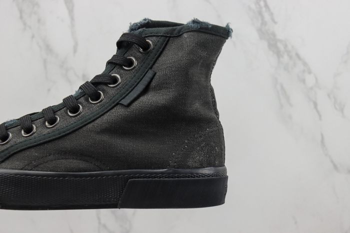 Balenciaga Paris High 'Destroyed Triple Black'