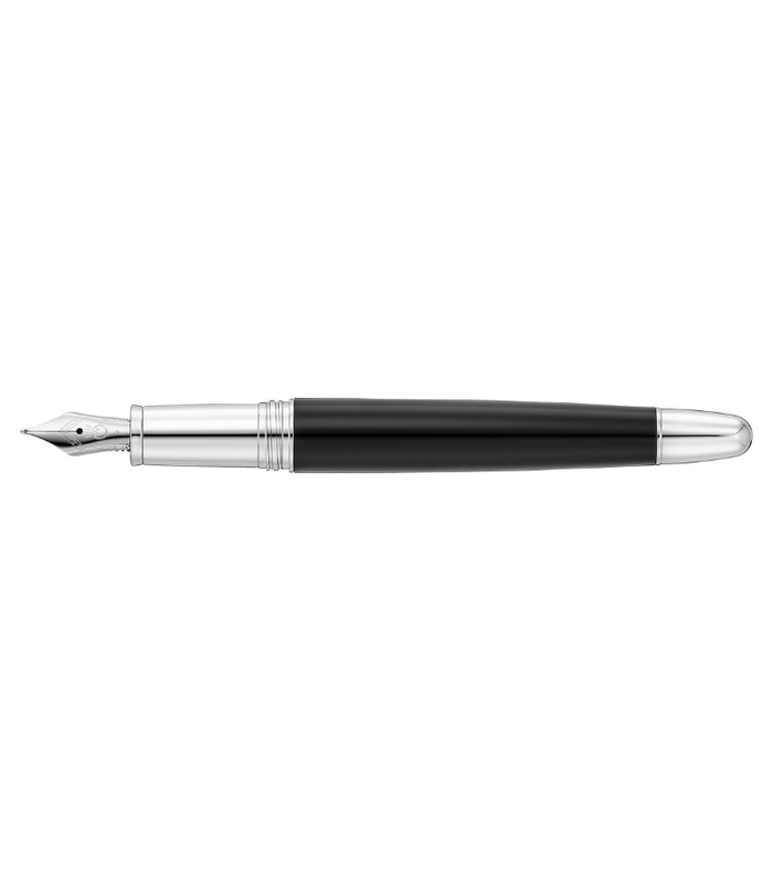 Waldmann Précieux pinstripe pattern black lacquered 18K gold nib