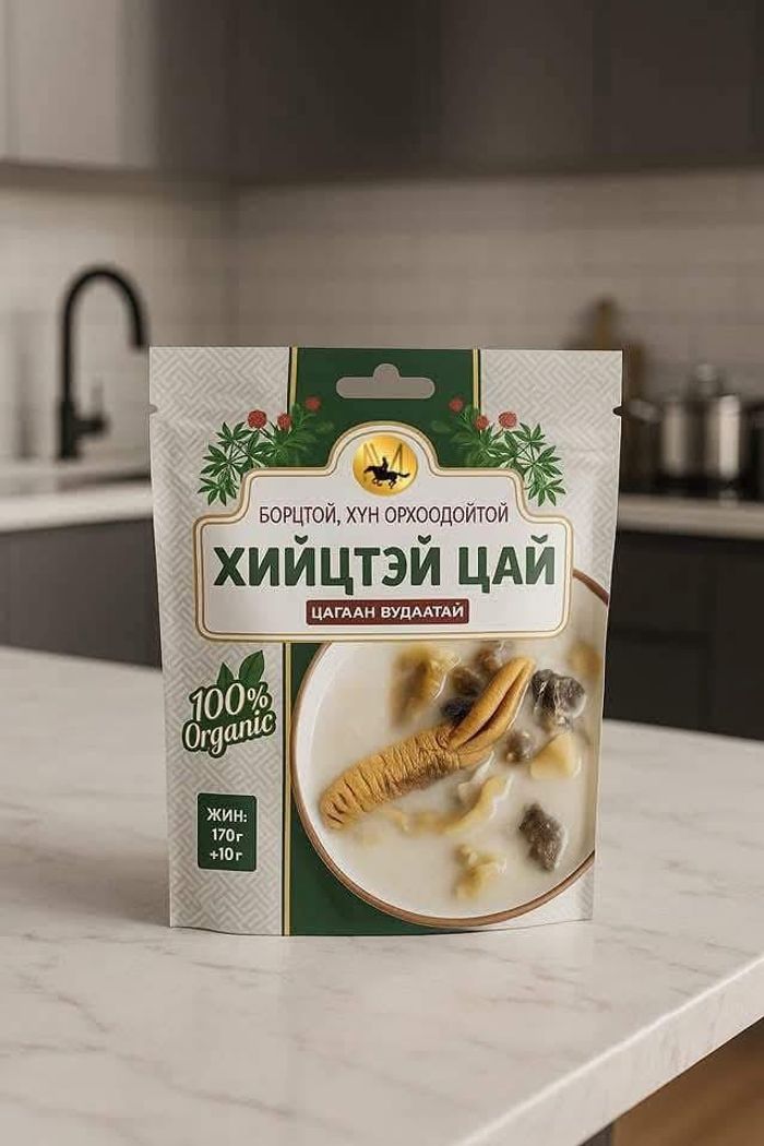 Борцтой , Хүн орхоодойтой , Хийцтэй цай 🫚