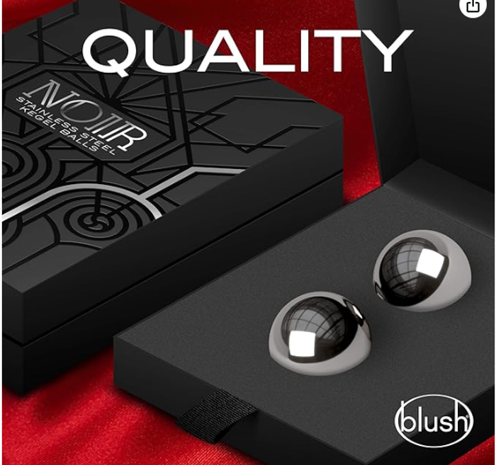 Noir Stainless Steel Kegel Balls
