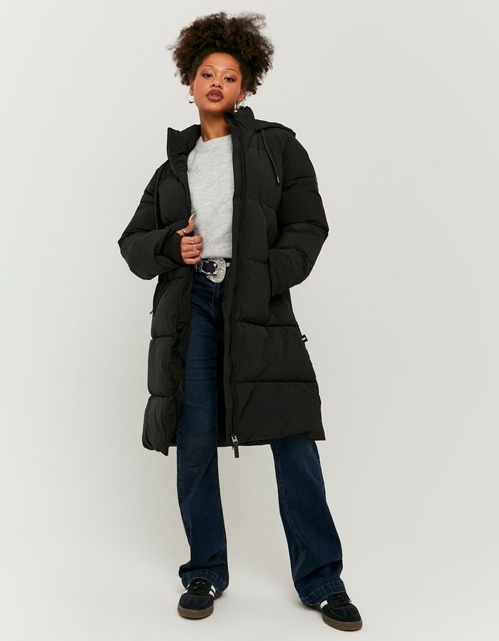 Black Long Padded Jacket
