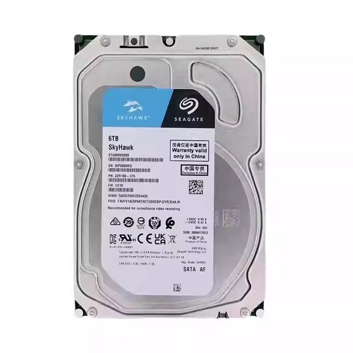 Seagate ST6000VX009 6TB Skyhawk Security Monitoring