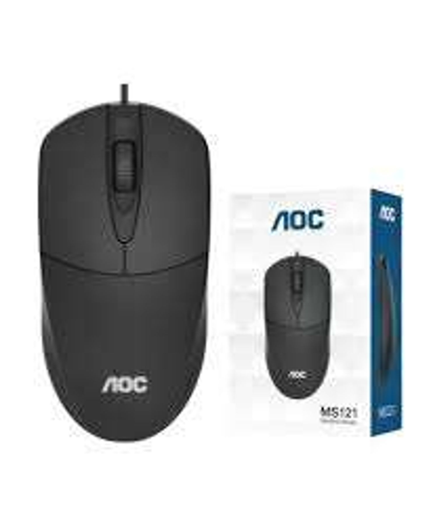 AOC MS121 Wireless Silent Mouse - Black