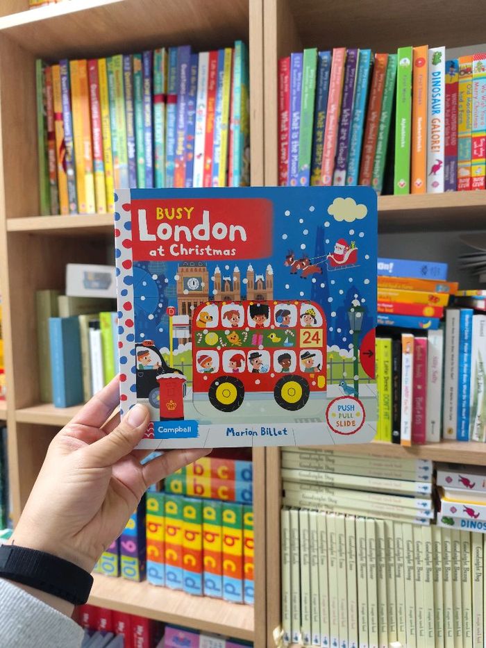 Busy London at Christmas 