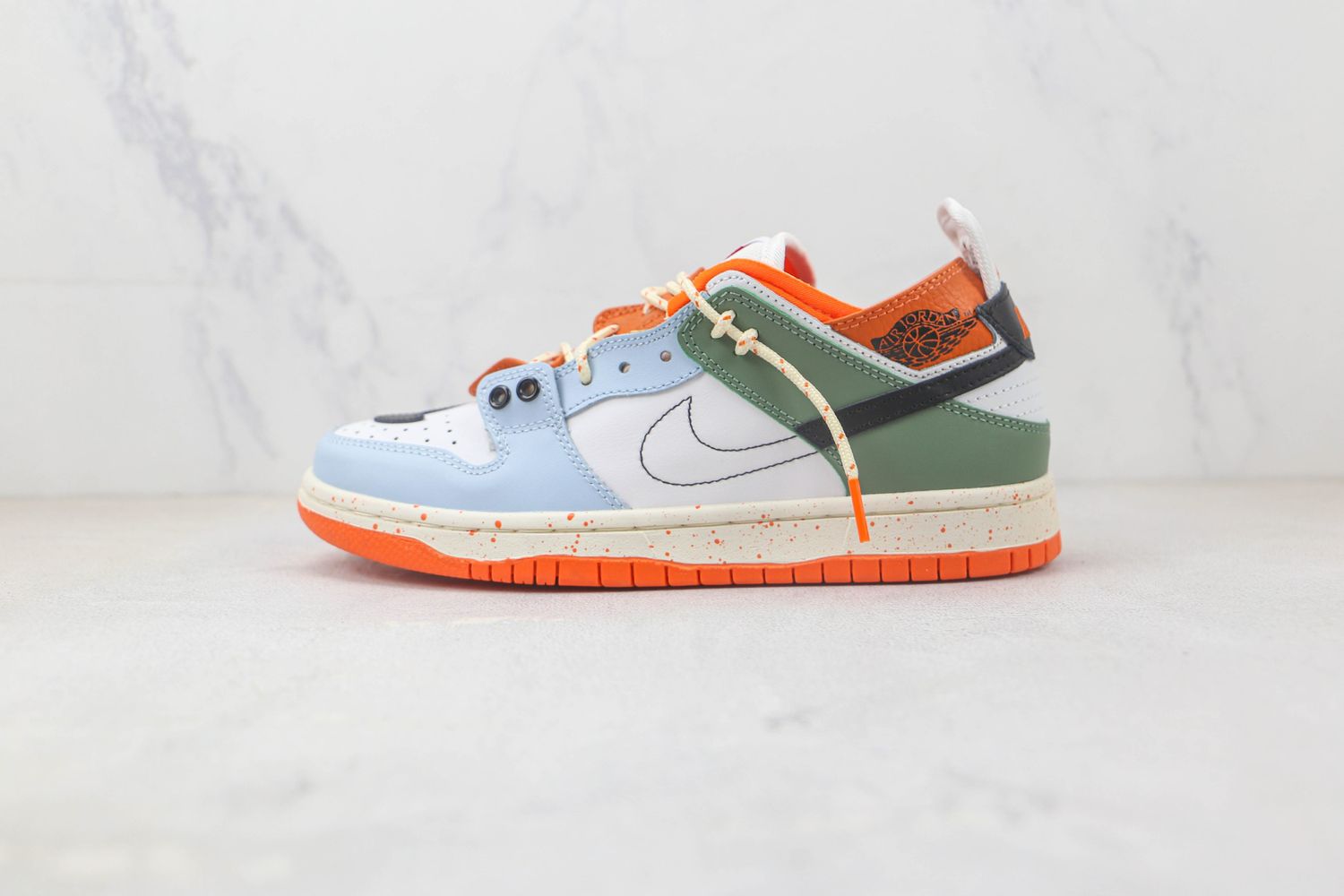 Nike SB Dunk Low Totel Orange Green Blue Black 