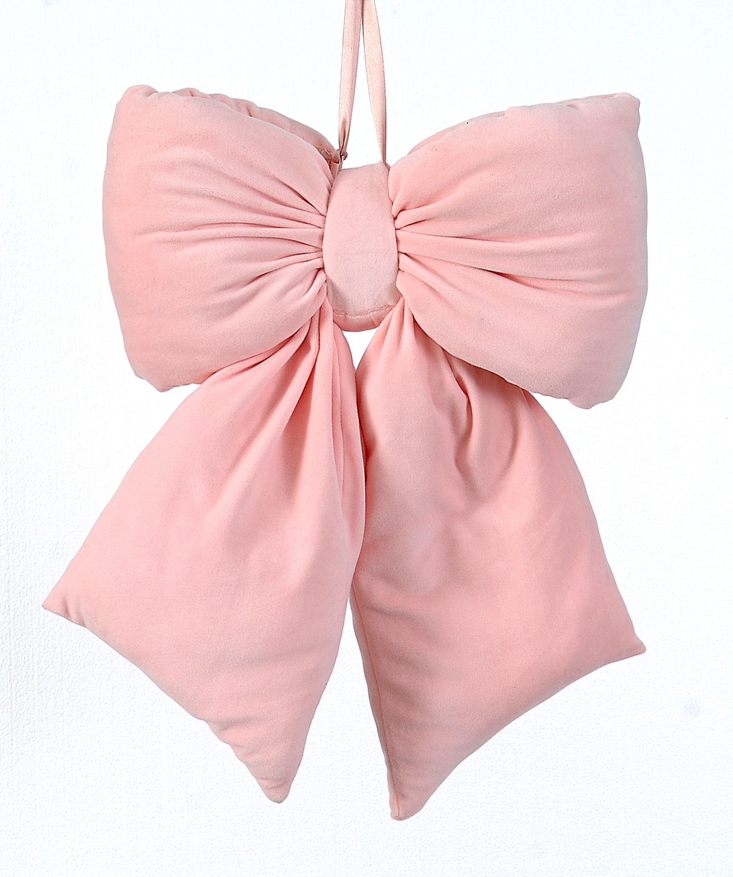 Velvet pink bow