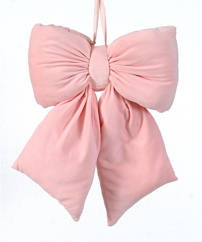 Velvet pink bow