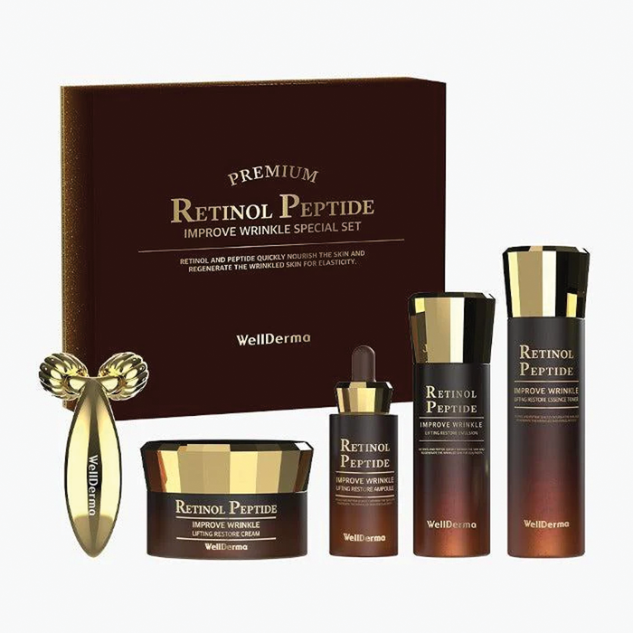 WELLDERMA PREMIUM RETINOL PEPTIDE LIFTING RESTORE SPECIAL SET