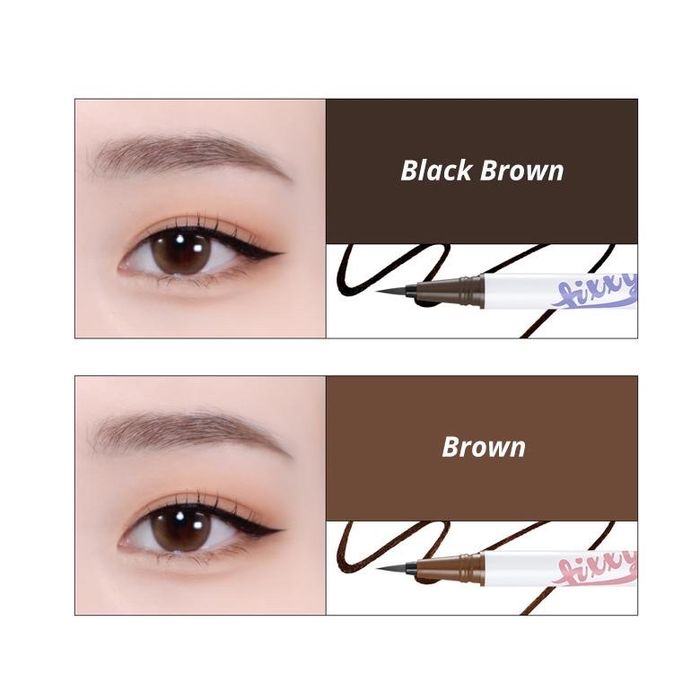 Brush Fixxyliner-01 Black Brown 