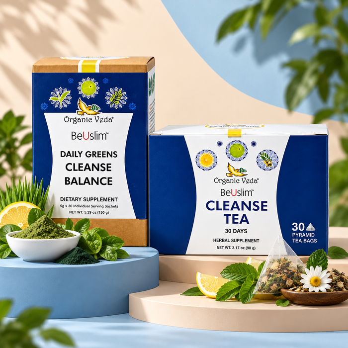 Organic Veda 30-Day Detox & Cleanse Duo