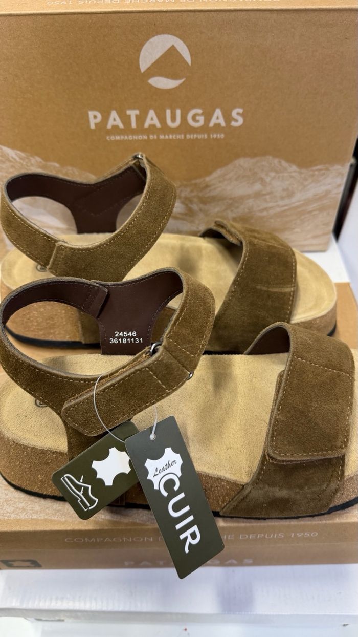 Pataguas leather sandaal