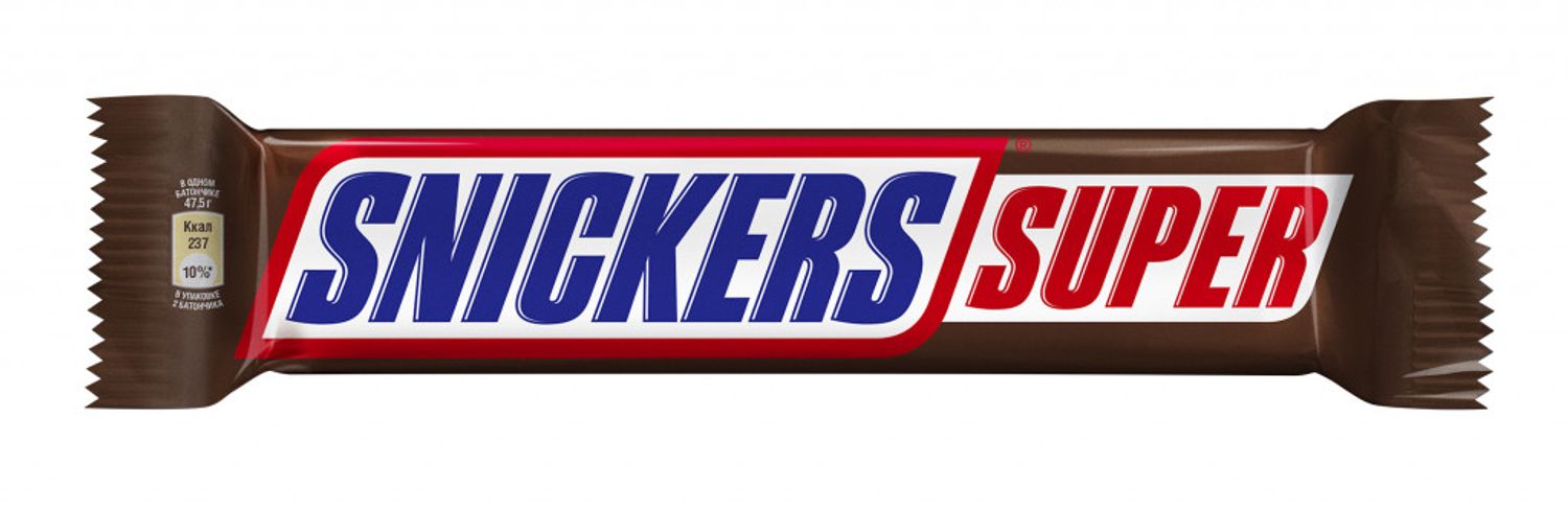Шоколад Snickers Super 80гр