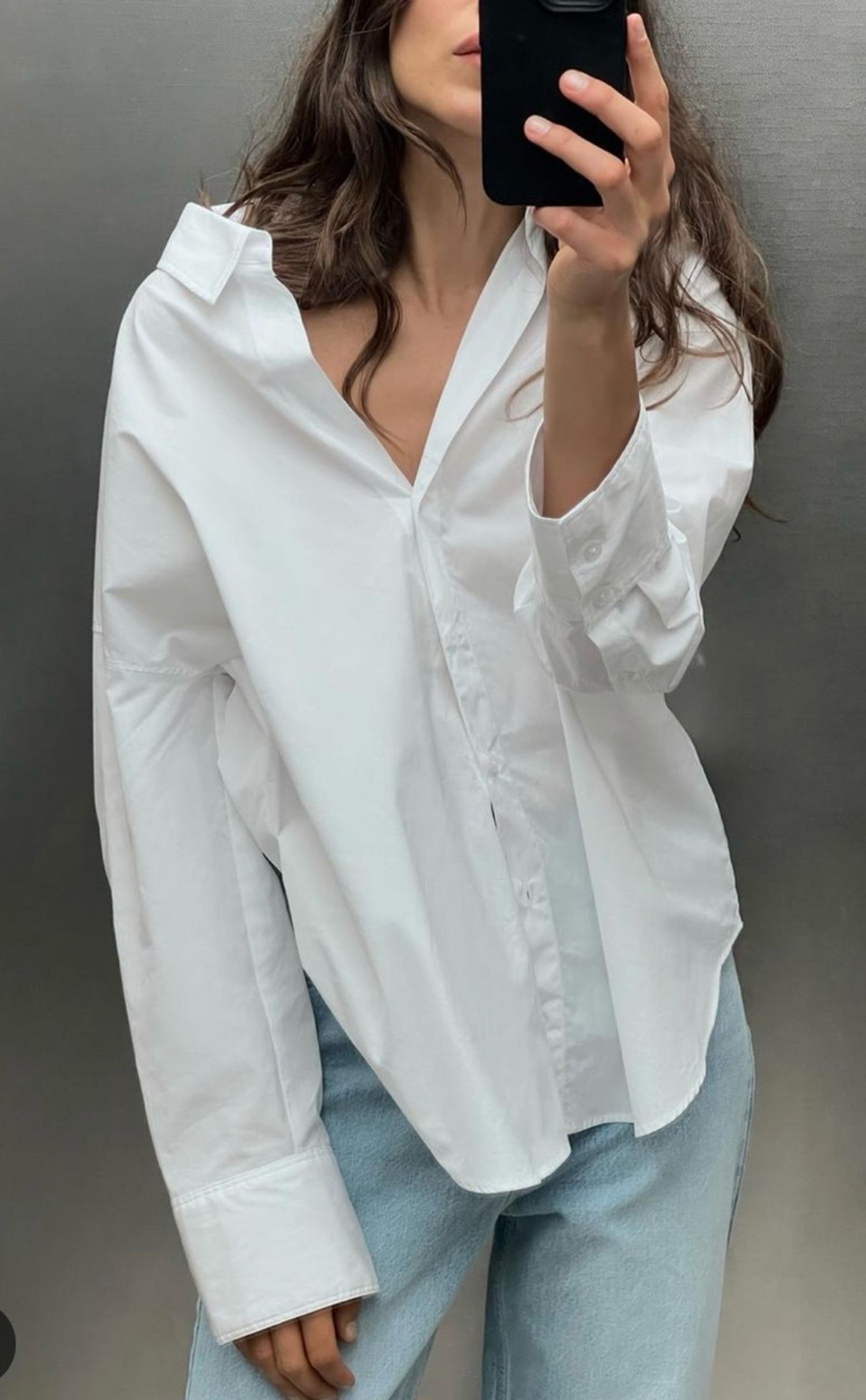 Zara white shirt