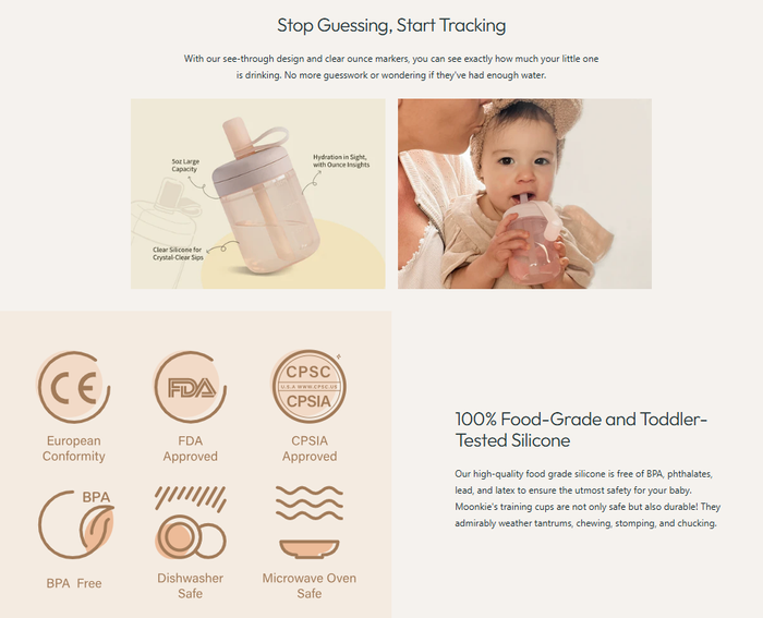 Moonkie training cup