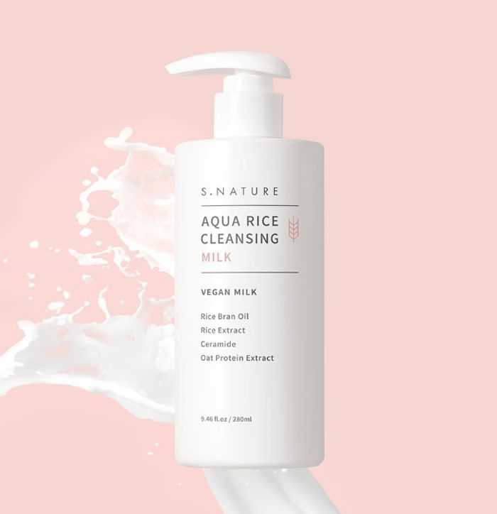 s nature aqua rice mik cleansing