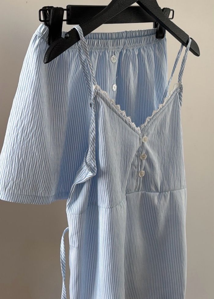 Blue Striped Pajamas