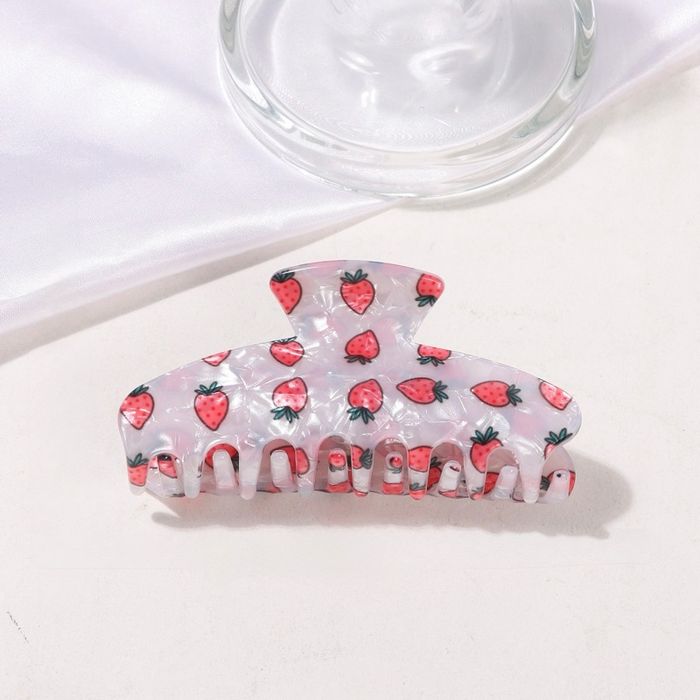 Strawberry claw clip