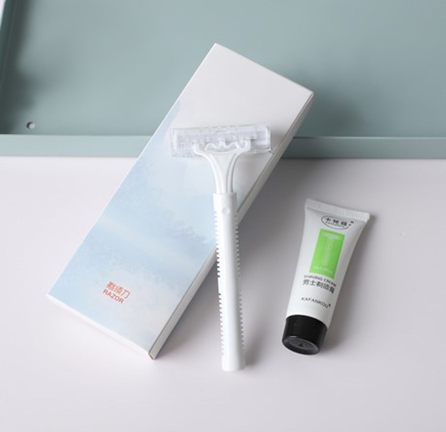 Тростник далайн морь, давхар зэвэрдэггүй ган + 8 гр Kafankou сахлын хөөс