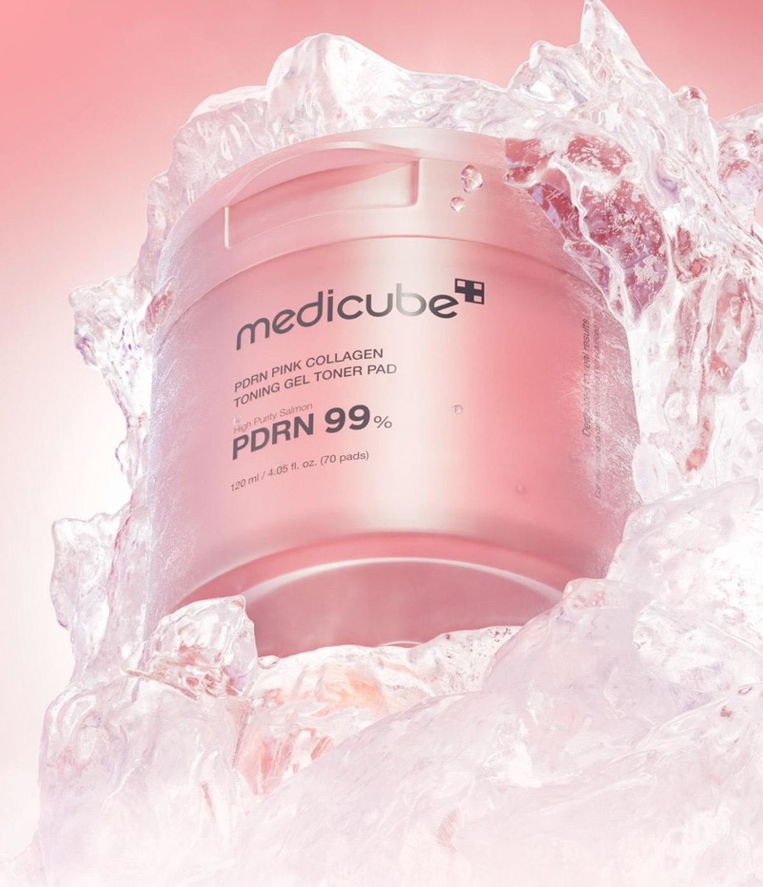 MEDICUBE PDRN PINK COLLAGEN TONING GEL TONER PAD 
