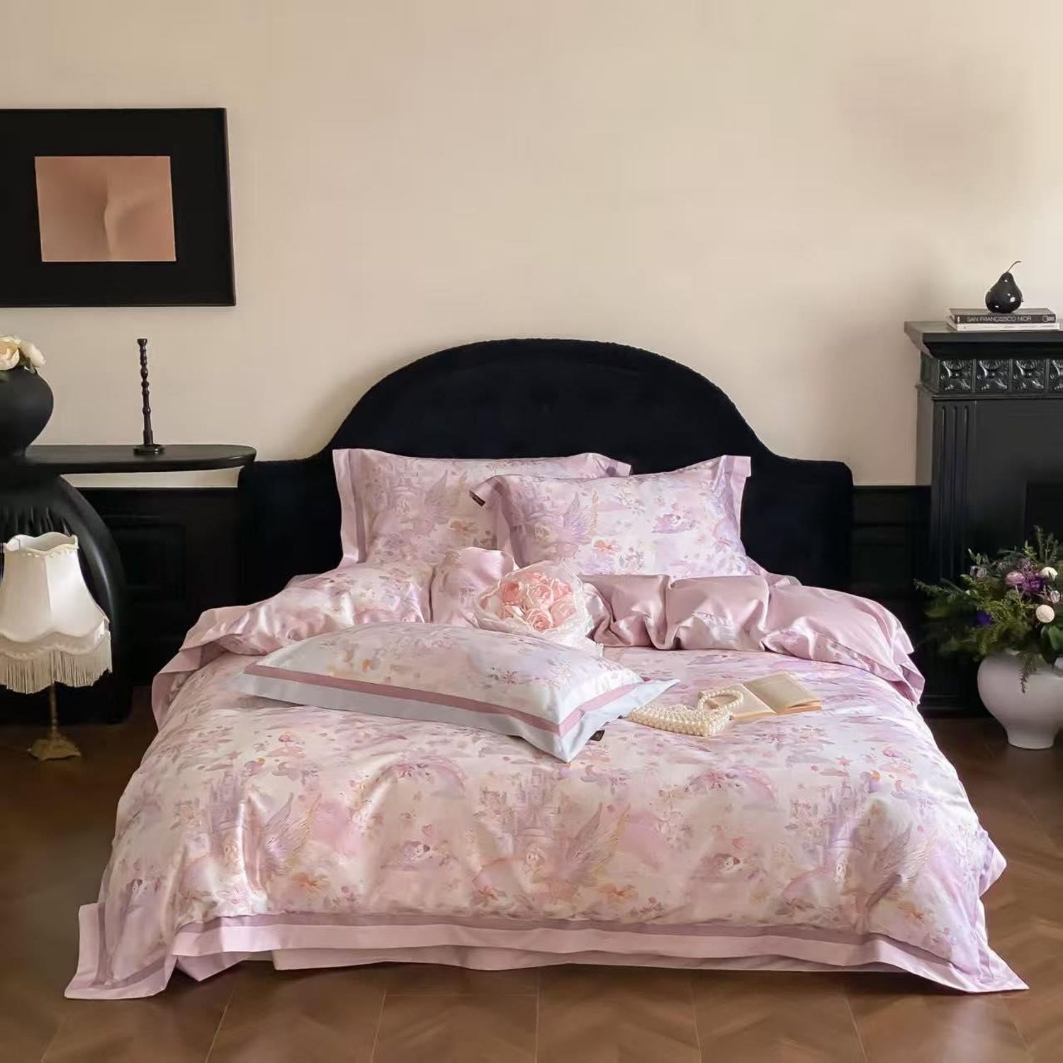  Бэлэгний хайрцагтай тансаг зөөлөн сатин даавуун материалтай 4 хос