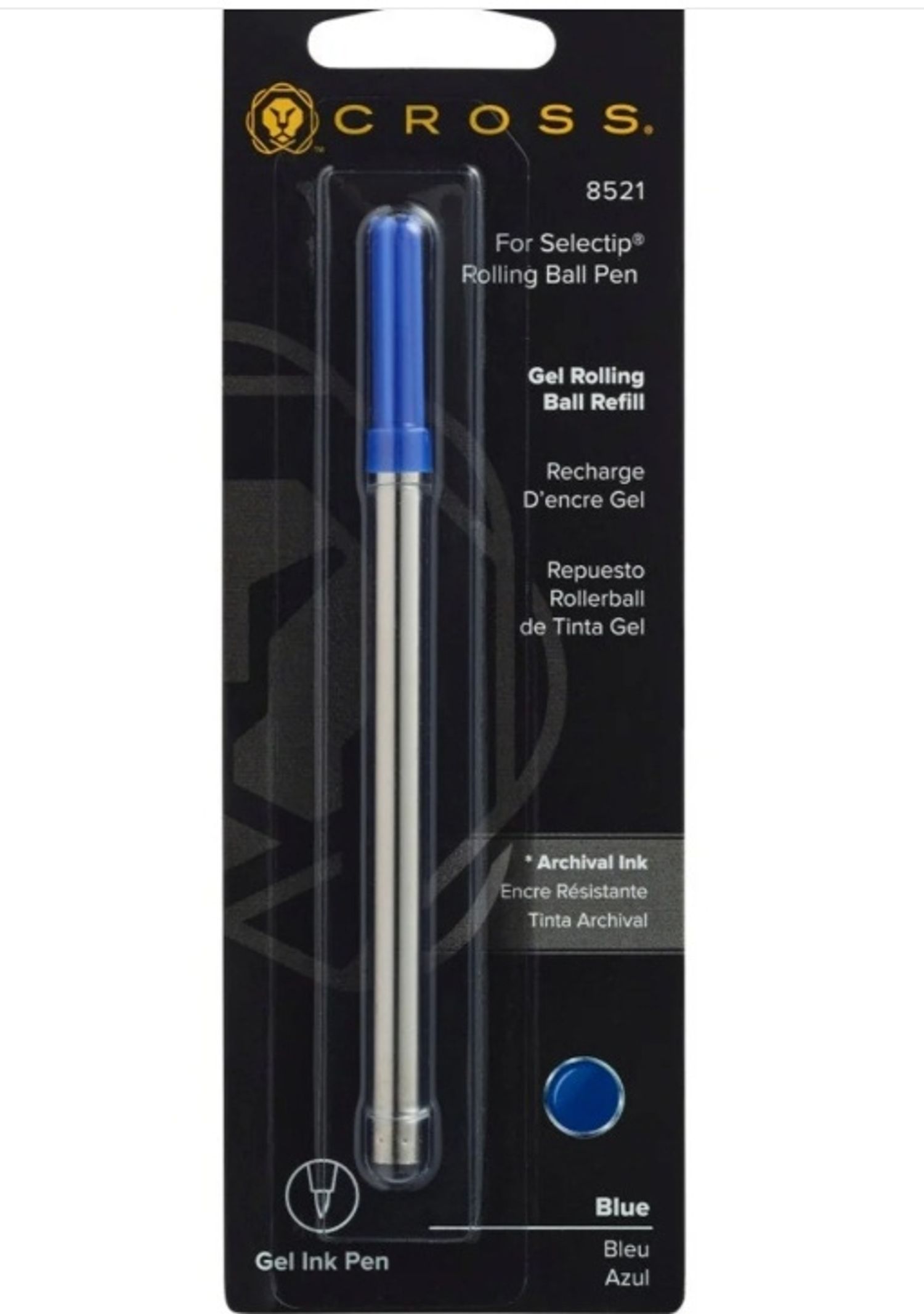 Selectip Gel Rollerball Pen Refill - Blue – Single Pack
