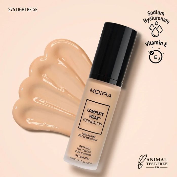 Moira Complete wear foundation /275/ light beige