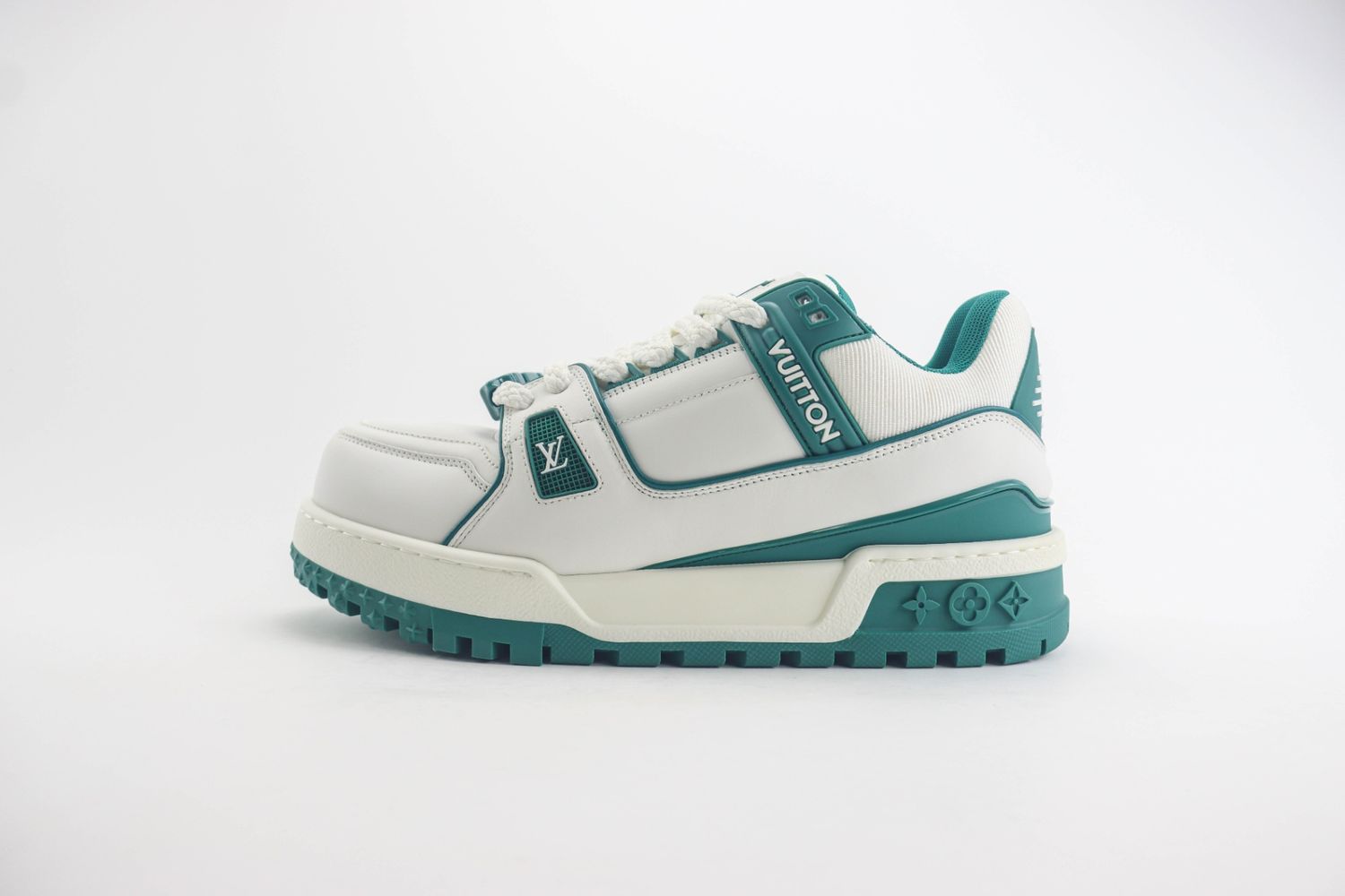 Louis Vuitton LV Trainer Maxi Sneaker White Green