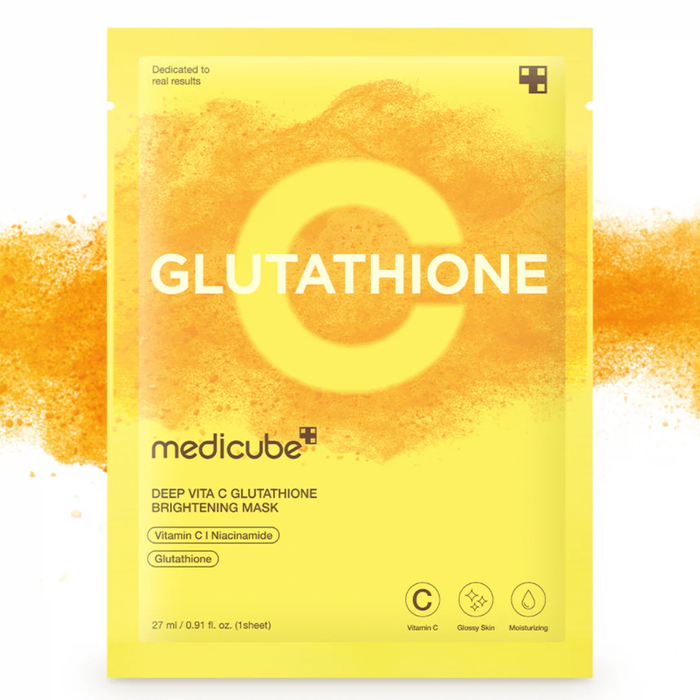 MEDICUBE Deep Vita C Glutathione Brightening Mask
