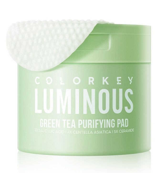 COLORKEY LUMINOUS Green Tea Purifying Pad 220ml