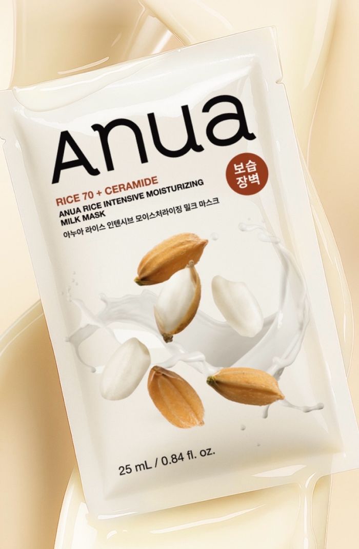 ANUA RICE 70+CERAMIDE MOISTURIZING MASK 