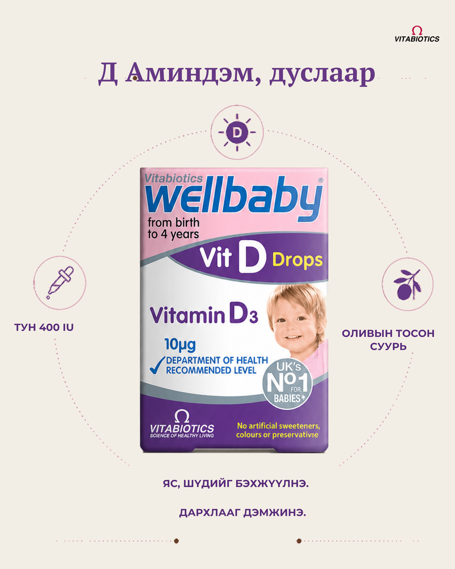 Wellbaby D drops 