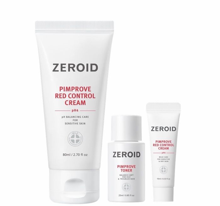ZEROID PIMPROVE RED CONTROL CREAM SET