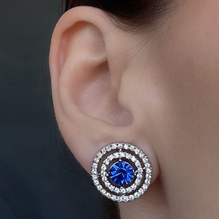 22997 206 Ээмэг Target RH Sapphire