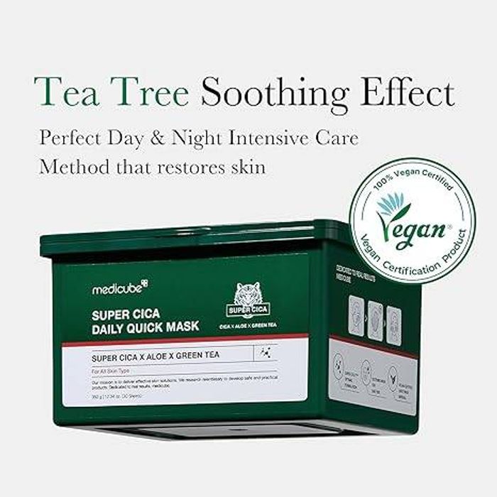 Super Cica Daily Quick Facial Masks (30 Sheets)