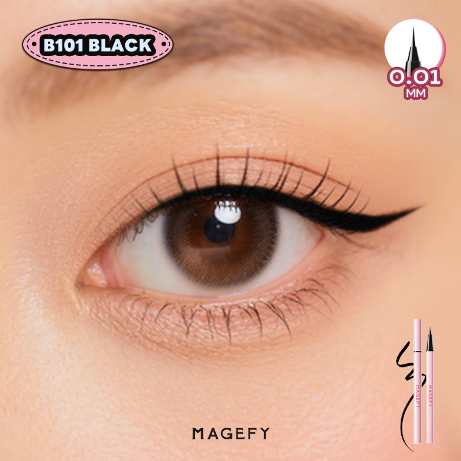Magefy Waterproof Liquid Eyeliner
